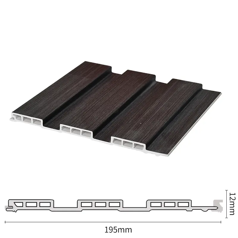 Factory Indoor Decor Pvc Coated Cladding Interior Wpc Wall Panel